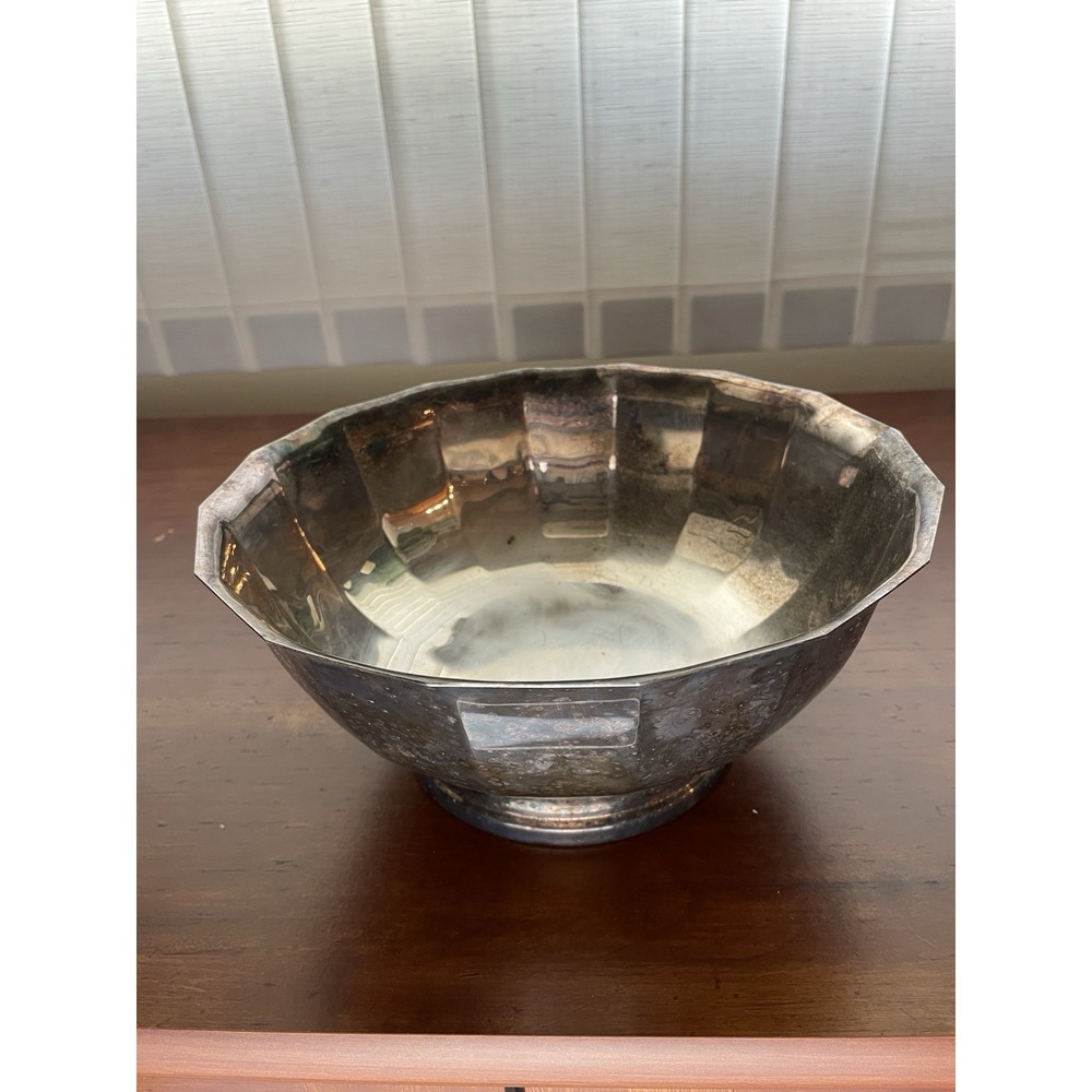 GORHAM HERITAGE E.P YH-3 SILVER PLATE BOWL 9-3/4"